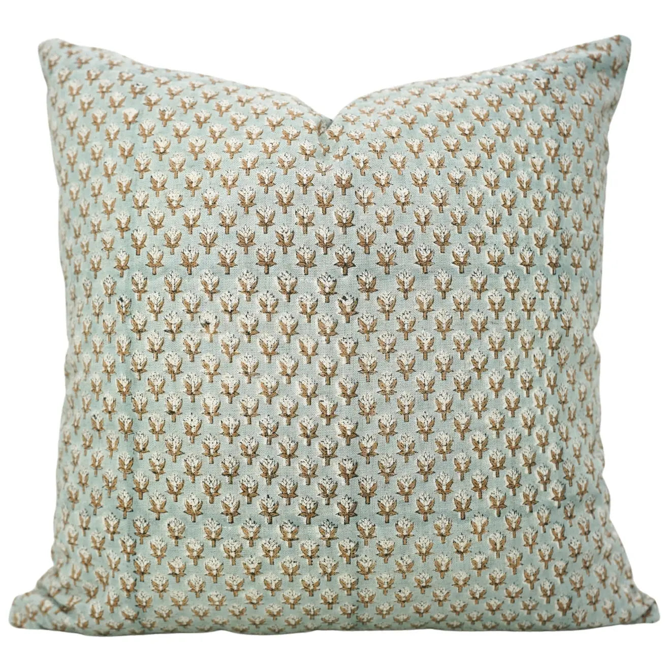 Dune Pillows | Artistic Block Print Pillow, Mogra Pattern, 14”