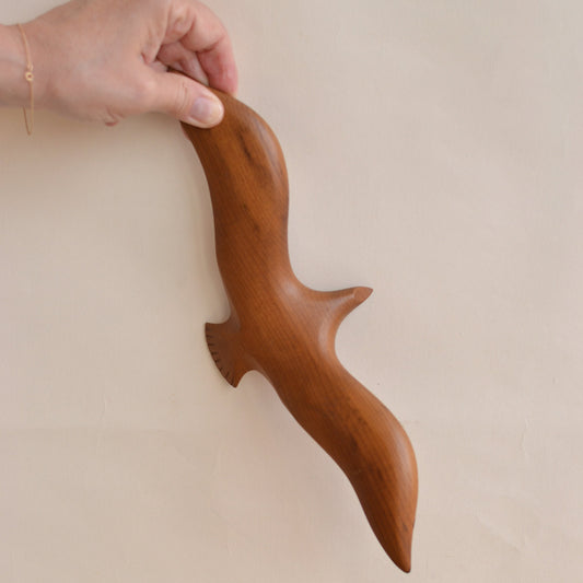 MCM Wooden Seagull Wall Hanging