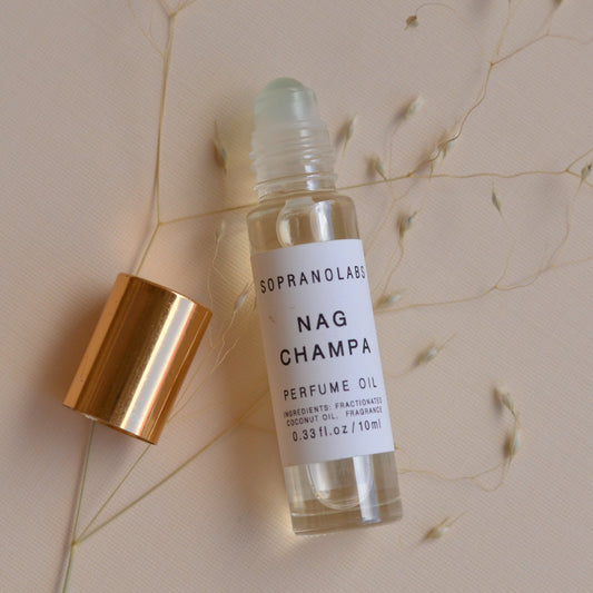 Soprano Labs | Roll On Perfume 10ml, Nag Champa