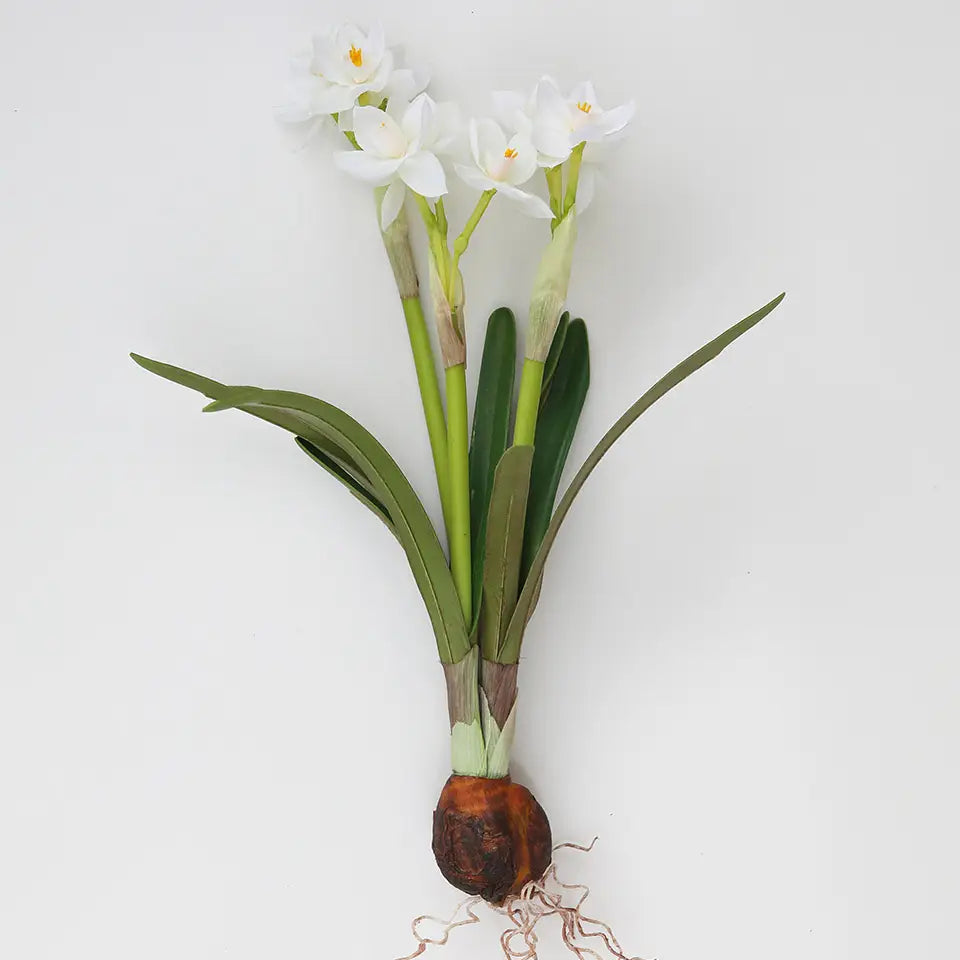 Holiday | Real Touch White Narcissus Flower