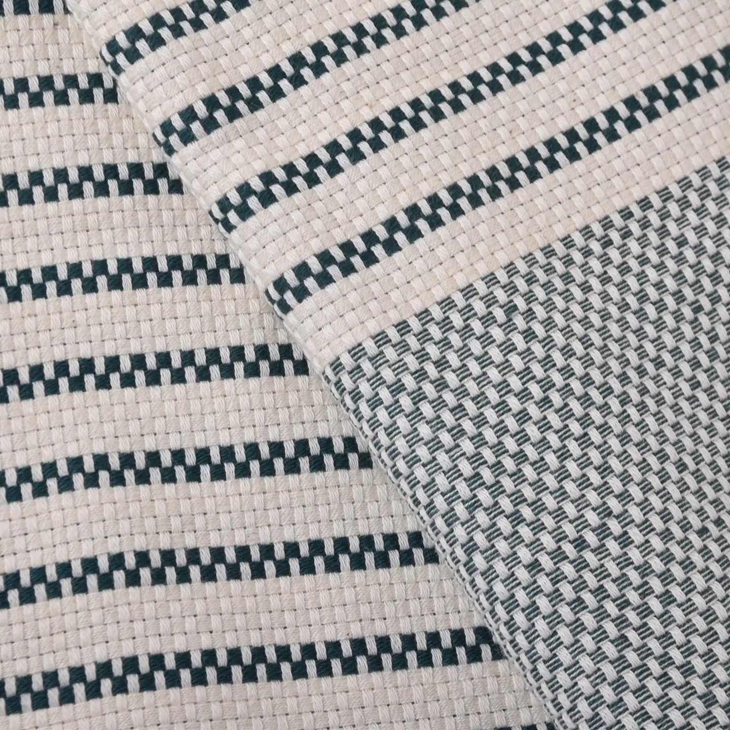 Turkish Towel | Luxury Bath Towel, Dark Green Stripe