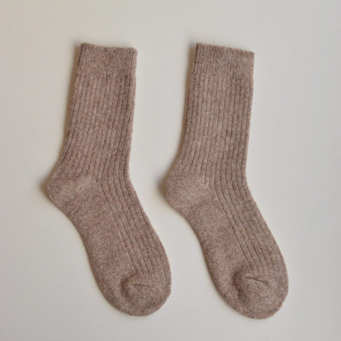 Winter Socks | Thick Wool Blend Sock, Oatmeal