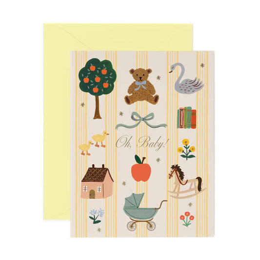 Rifle Paper Company | Oh Baby Card