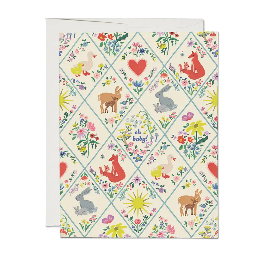 Red Cap Cards |  Oh Baby Greeting Card