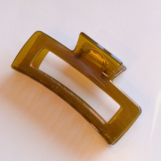 Love Lina | Betty JUMBO Hair Clip, Dark Olive Green