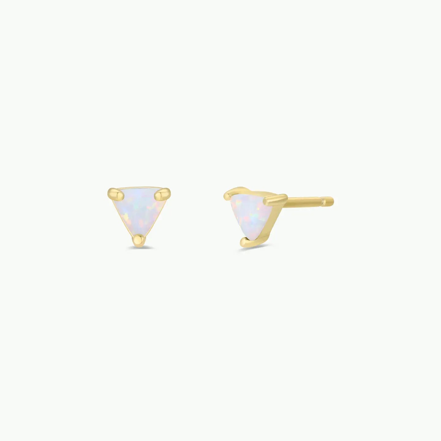 Jax Kelly | Energy Gemstone Studs, White Opal