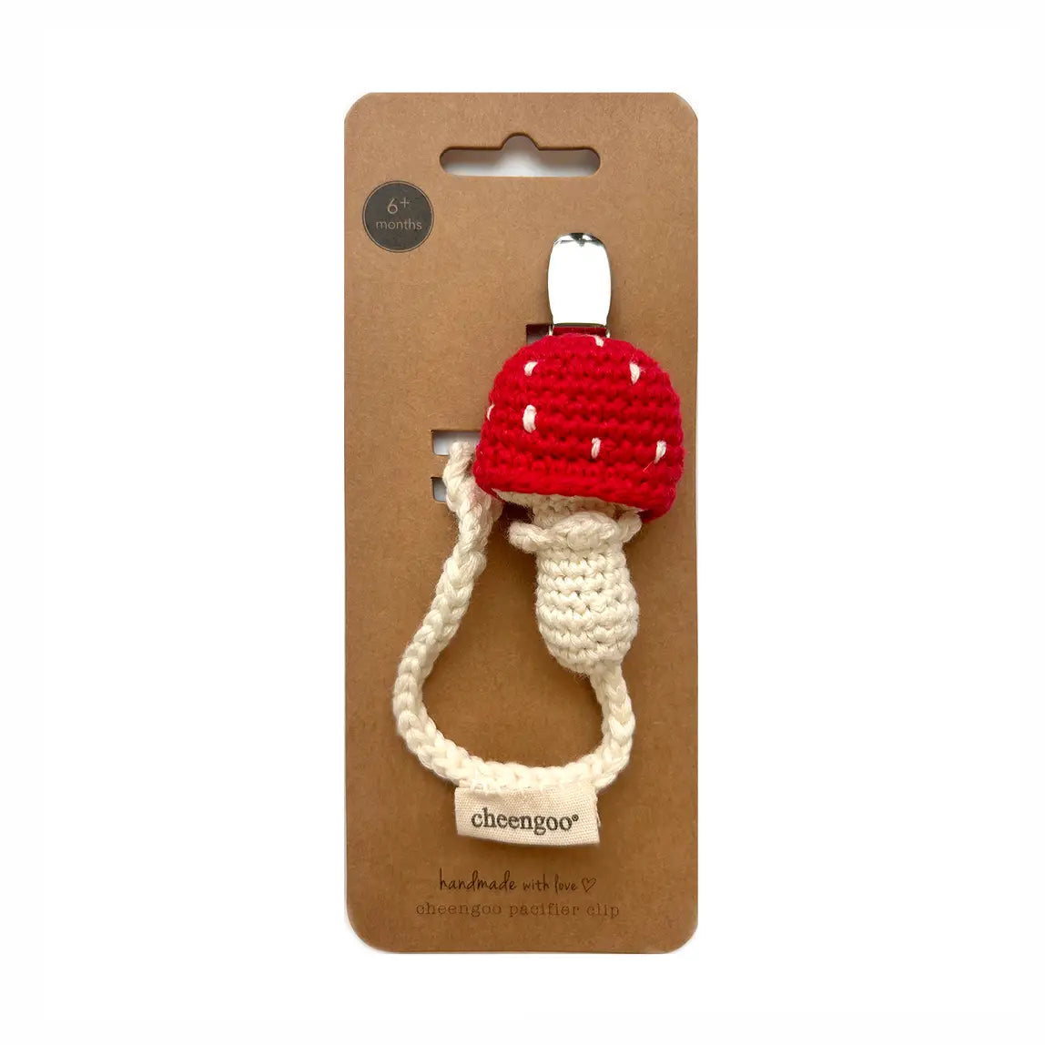 Cheengoo | Crochet Pacifier Clip, Assorted Styles
