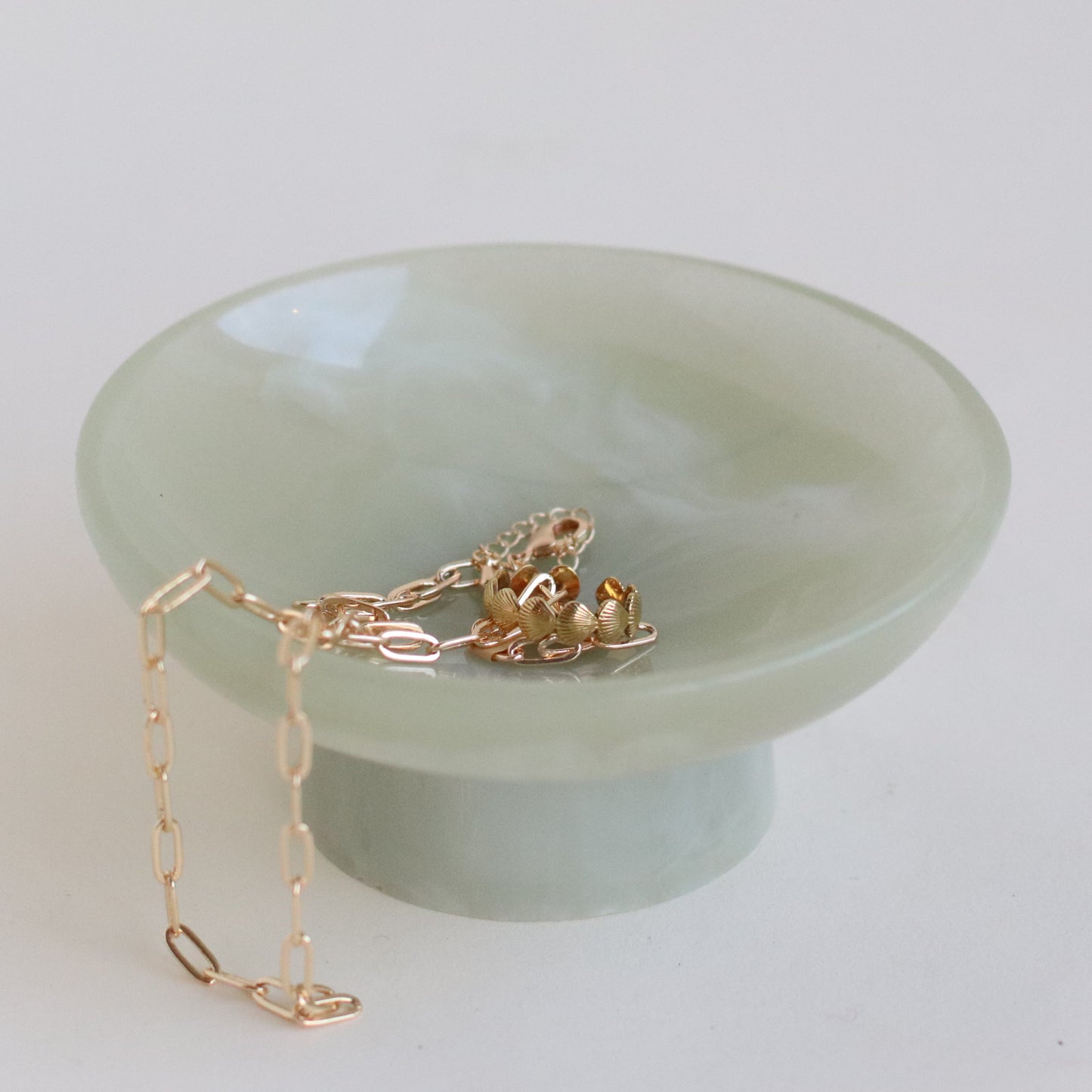 V. Rogers Designs | Handmade Resin Catchalls, Light Sage, choose your style