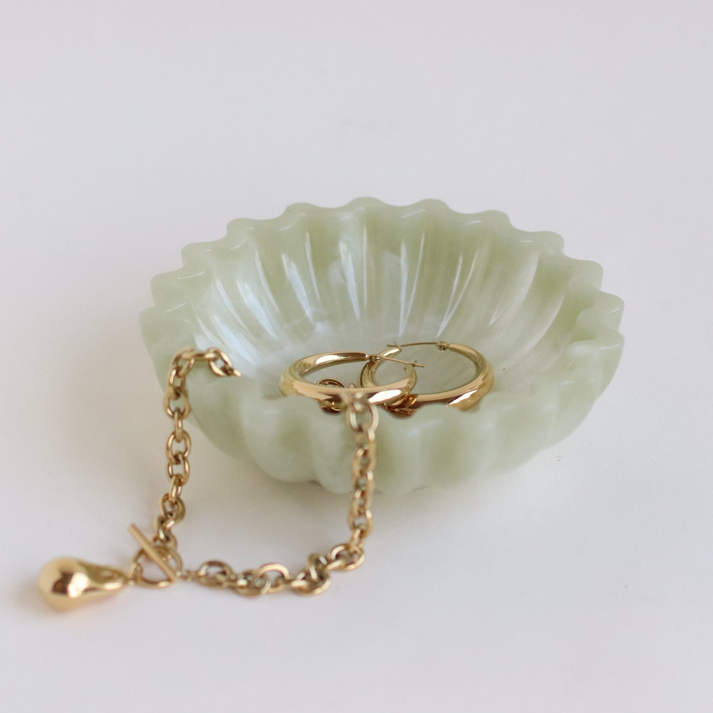 V. Rogers Designs | Handmade Resin Catchalls, Light Sage, choose your style