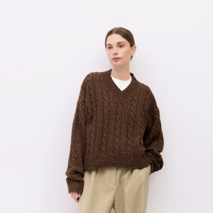 MOD REF | The Pierre Sweater, Brown