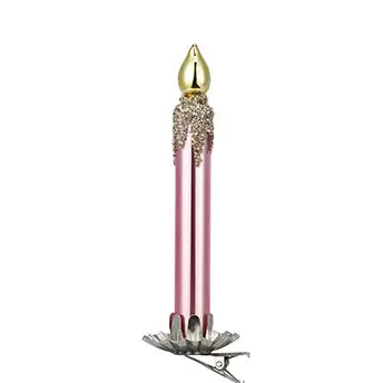 Dune Ornament | Pink Candle Clip Ornament