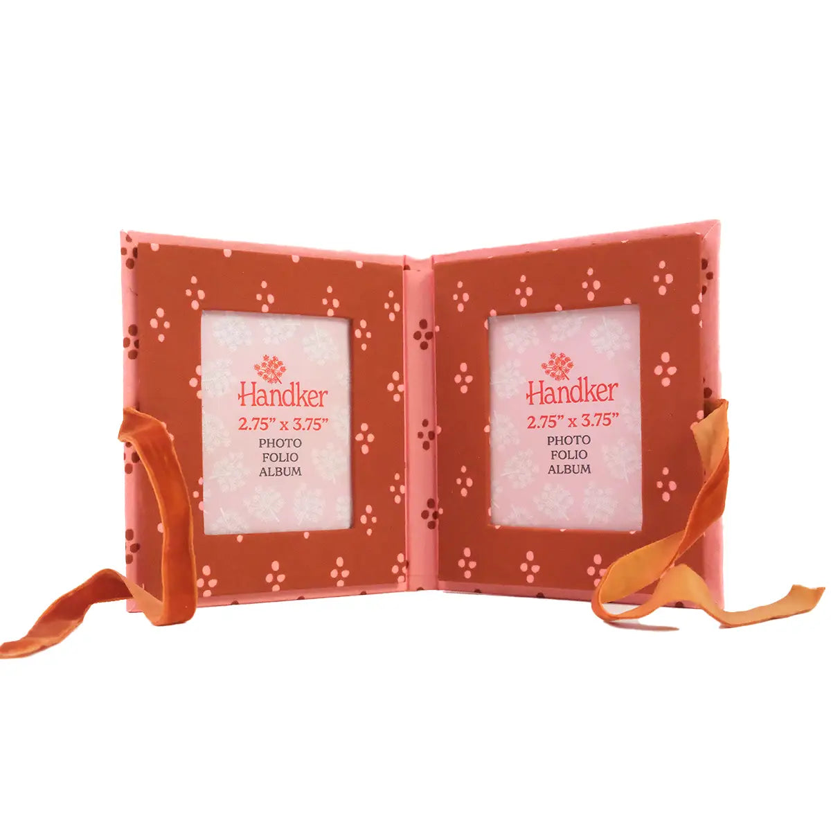 Handker | Pink Dottie Fabric Frame Album