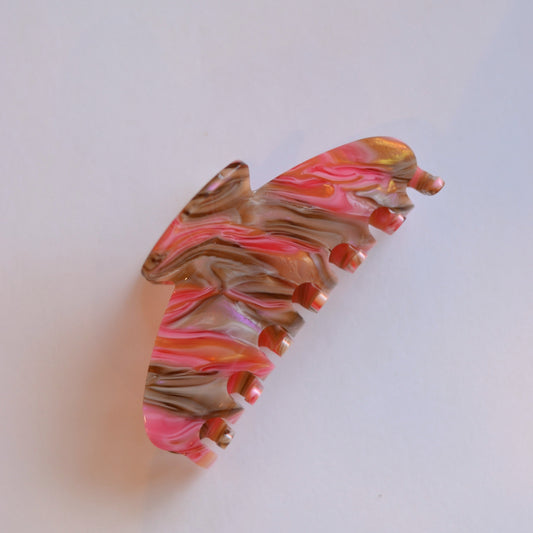 Dune Clips | Pink Marble Hair Clip