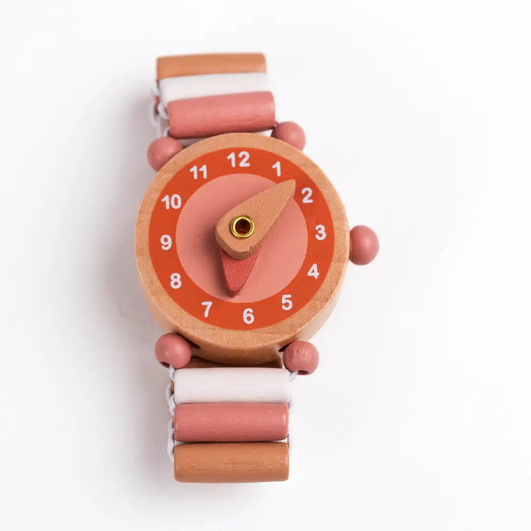 Egmont Toys | Wooden Watch, Pink