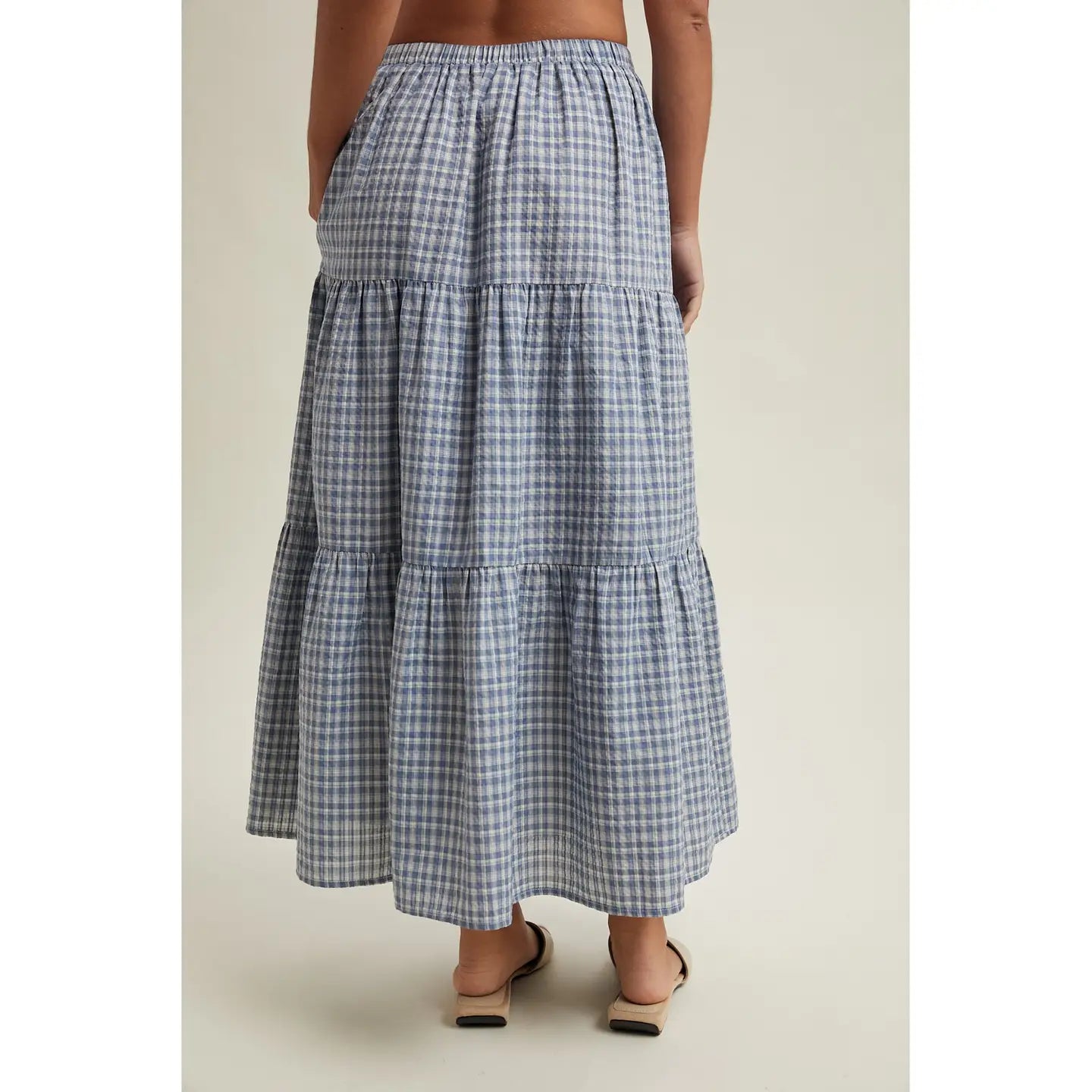 Wishlist | Plaid Tiered Midi Skirt
