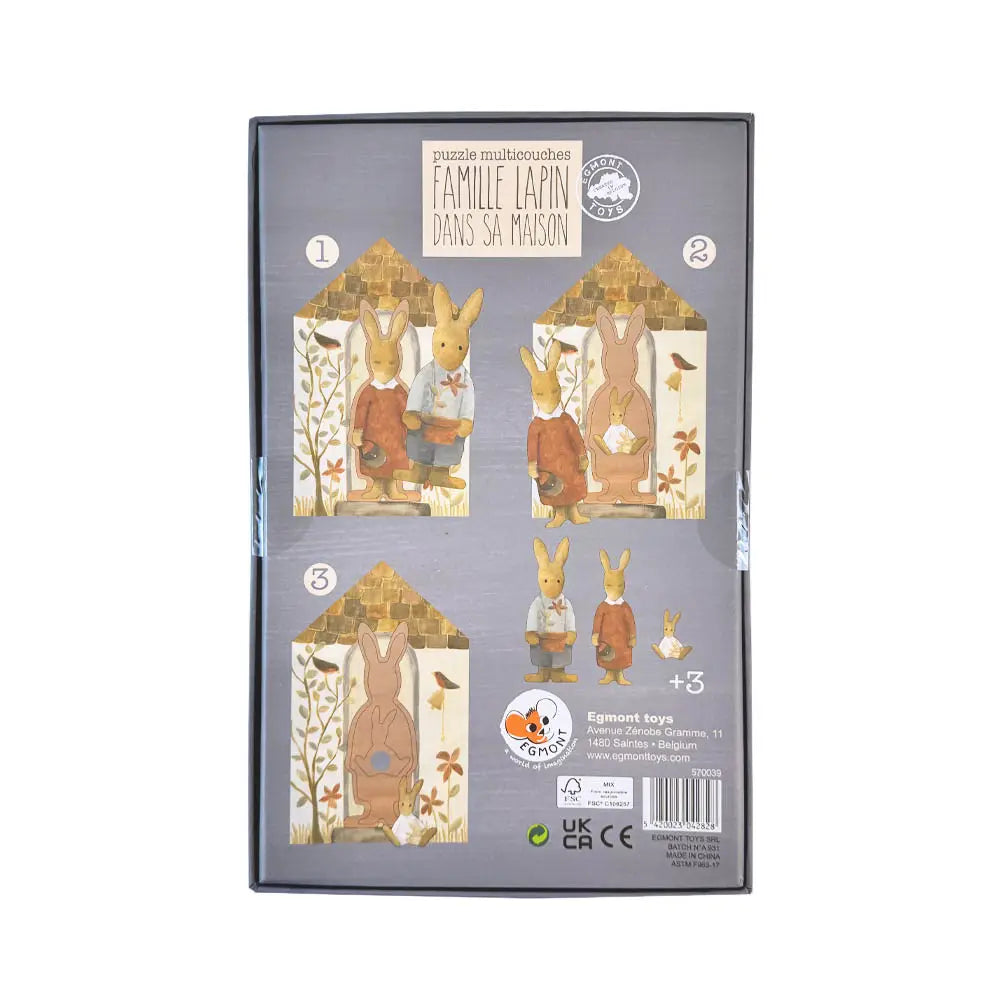 Egmont Toys | Rabbits Multi Layered Puzzle