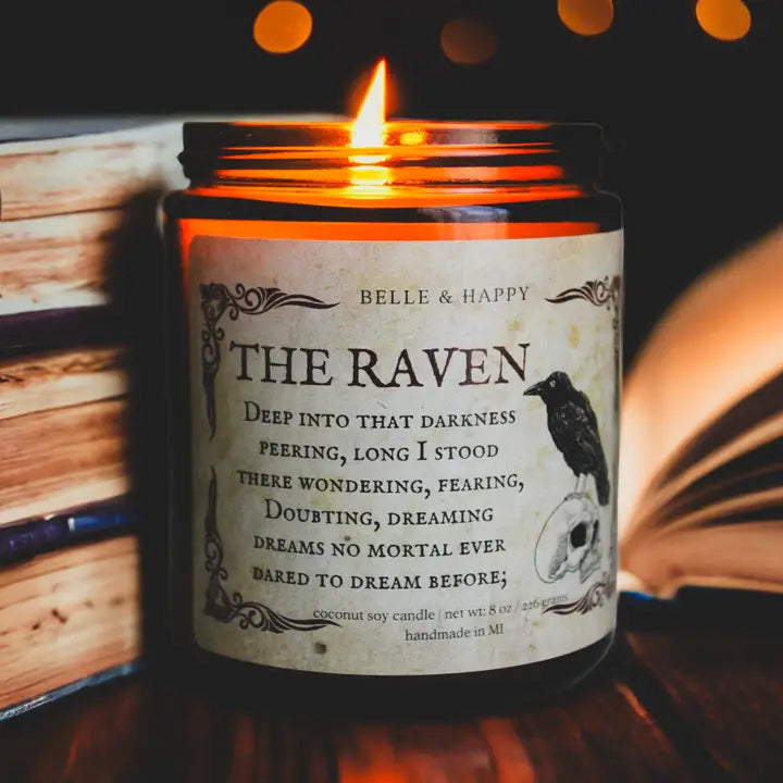 Belle & Happy | The Raven Soy Candle