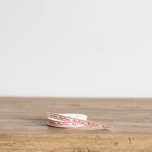 Luxe B Co  | Red Merry Christmas Ribbon