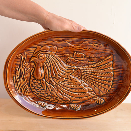 McCoy Large Rooster Serving Platter