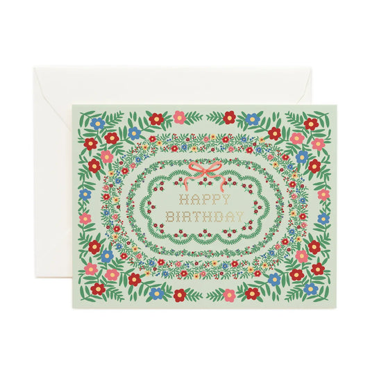 Rifle Paper Company | Rosette Birthday Card