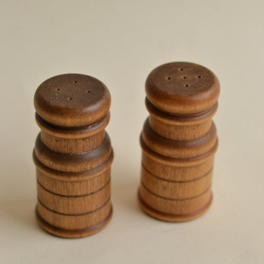 Wood Salt and Pepper Shaker Set