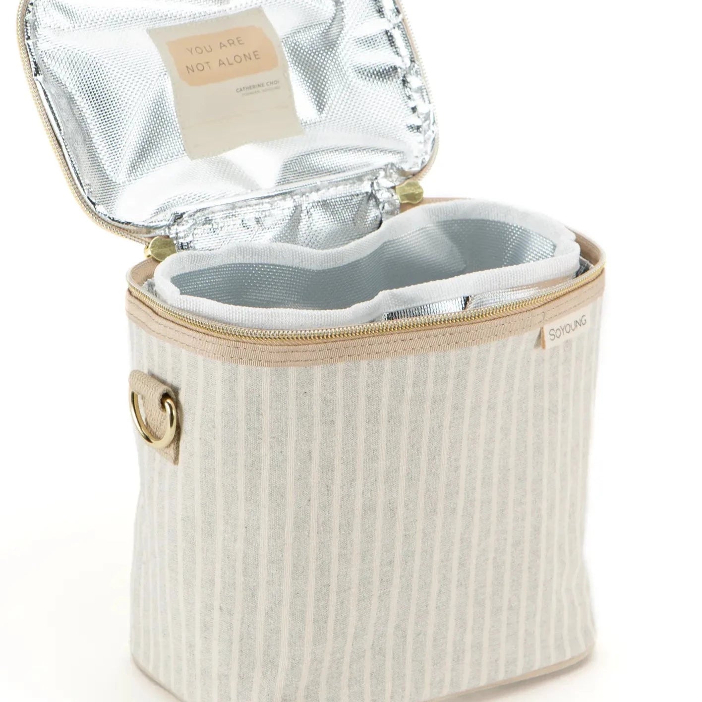 SoYoung | Sand & Stone Beach Stripe Petite Lunch Pouch