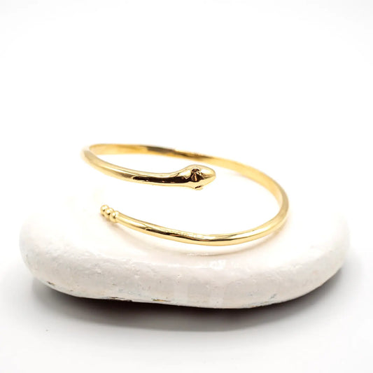 Baizaar | Brass Serpent Bracelet