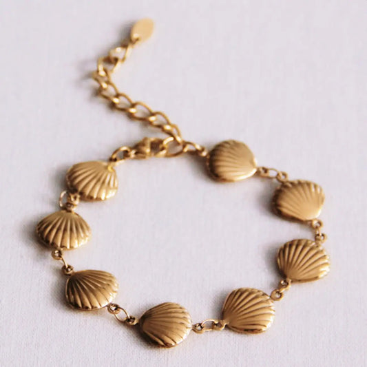 Bazou | Stainless Steel Shell Bracelet