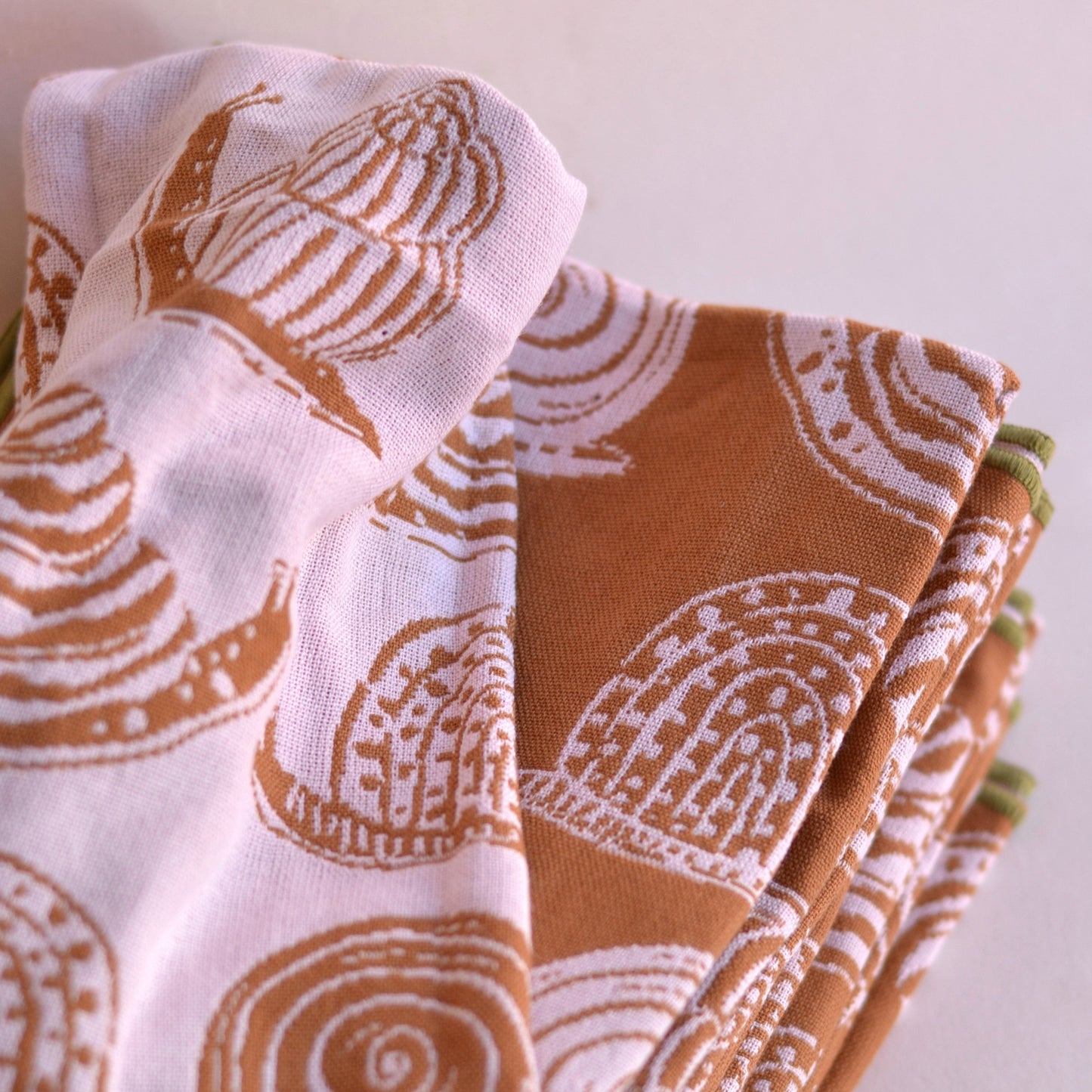 Danica Studio |  Cotton Jacquard  Dishtowel, Snails