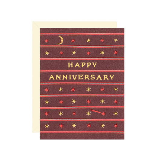 Wallflower Paper & Party | Starry Anniversary Card
