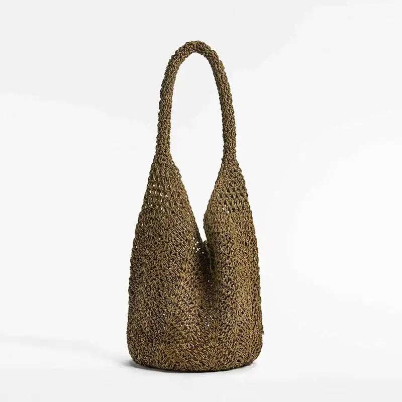 Dune Accessories | Handwoven Straw Shoulder Bag