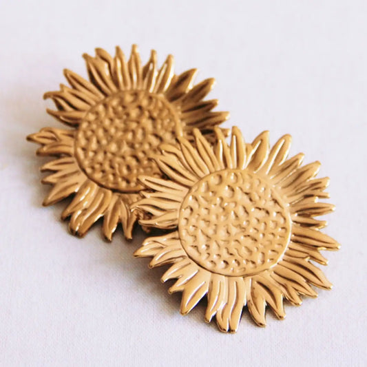 Bazou | Statement Sunflower Earring