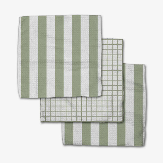 Geometry | Sweet Mint Dishcloth Set