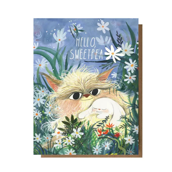 The Esme Shop | Hello Sweet Pea Greeting Card