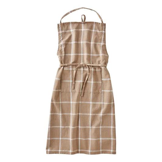 Classic Check Apron | Taupe