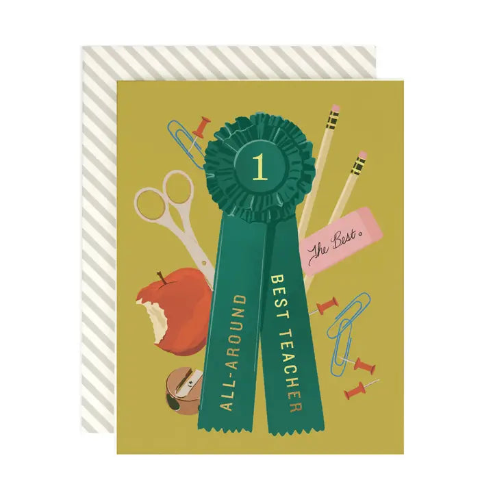 Amy Heitman | 'Teacher Ribbon' Card