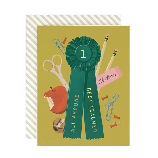 Amy Heitman | 'Teacher Ribbon' Card