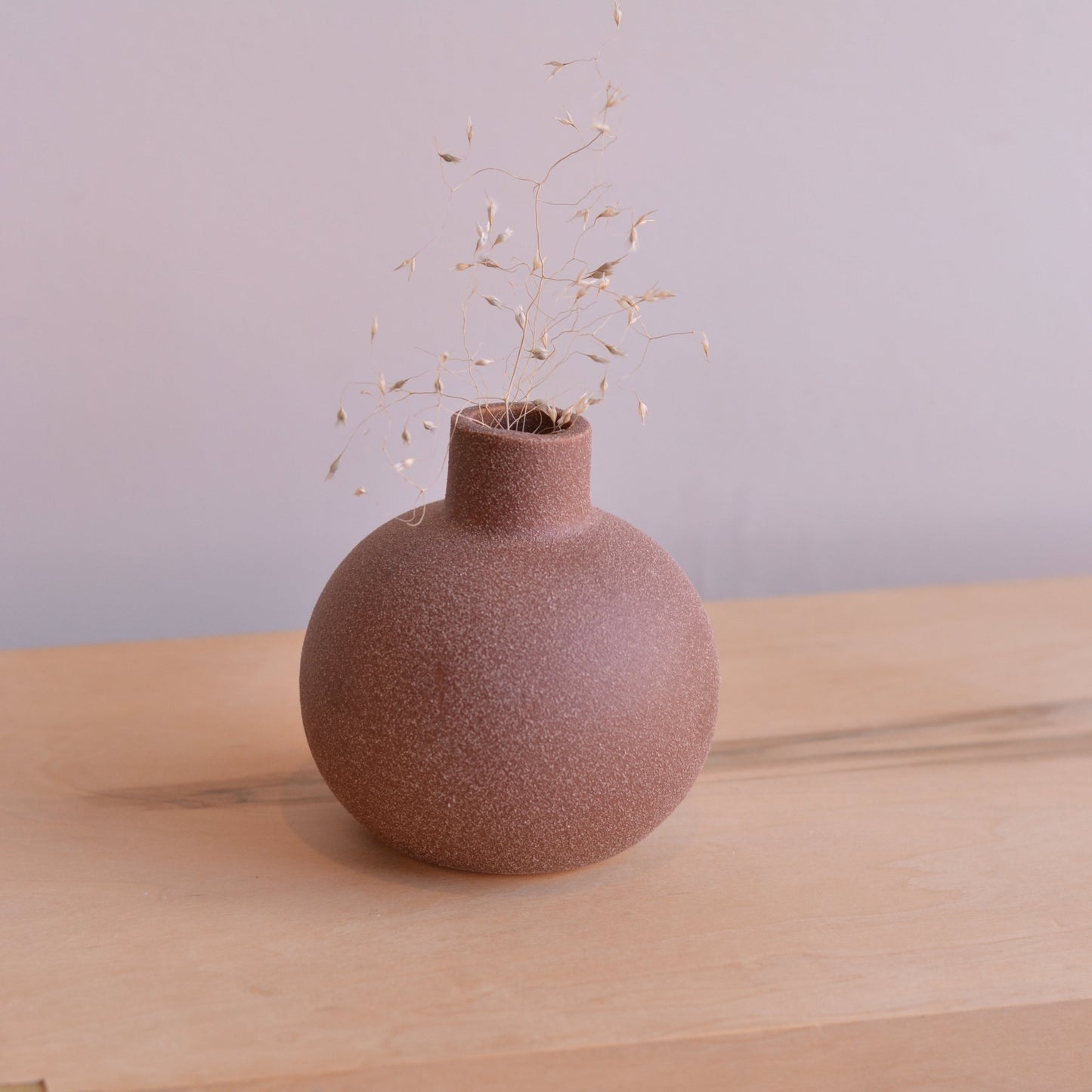 Dune Vases | Matte Textured Bud Vase in Henna