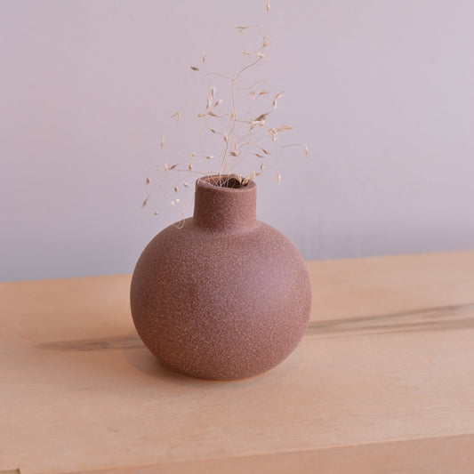 Dune Vases | Matte Textured Bud Vase in Henna
