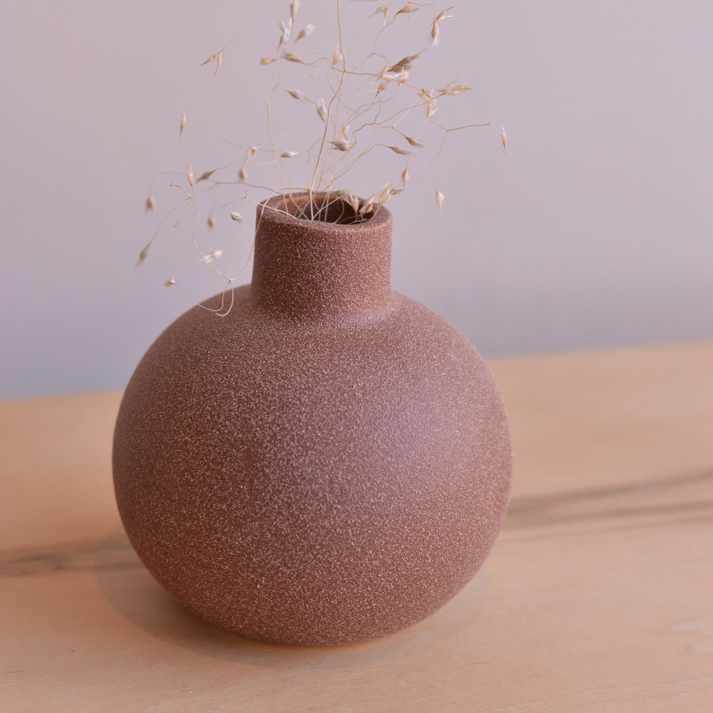 Dune Vases | Matte Textured Bud Vase in Henna