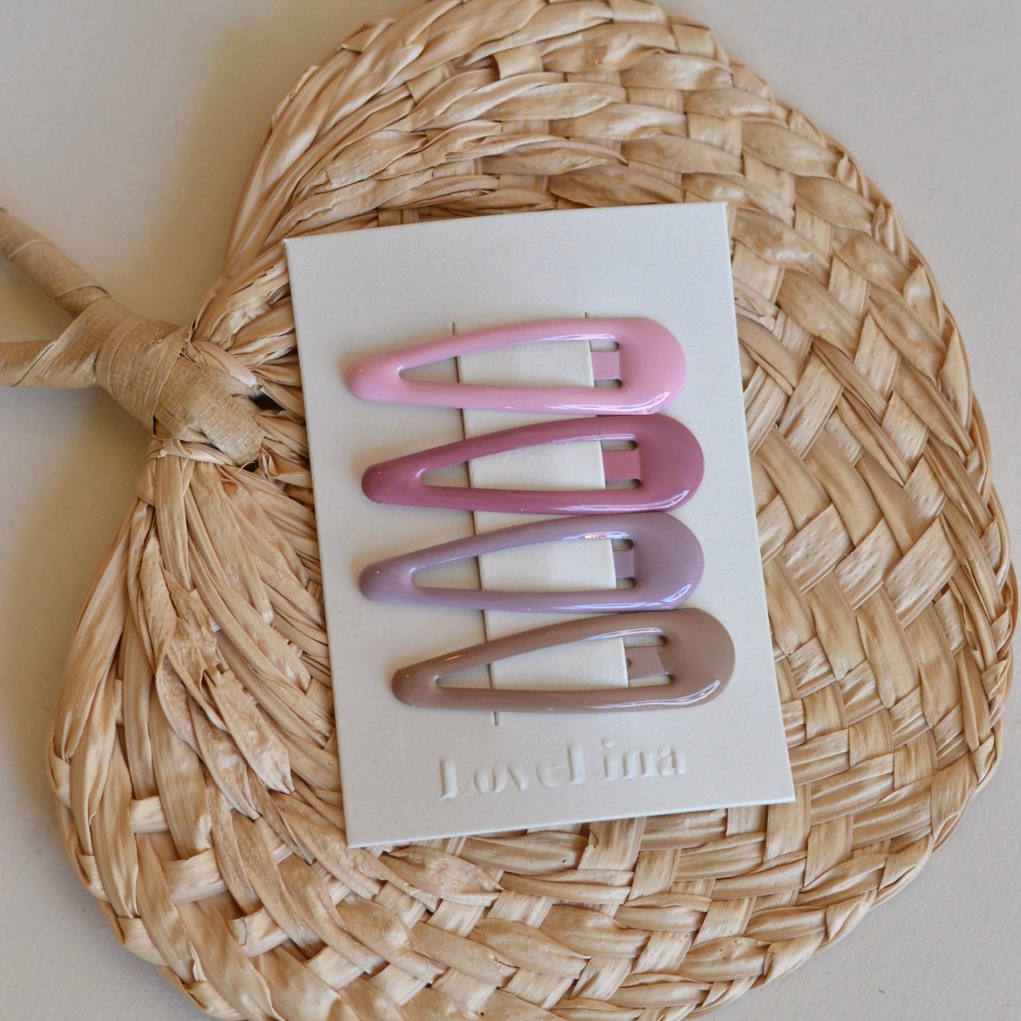 Love Lina | Glossy 4 Piece Snap Hair Clips