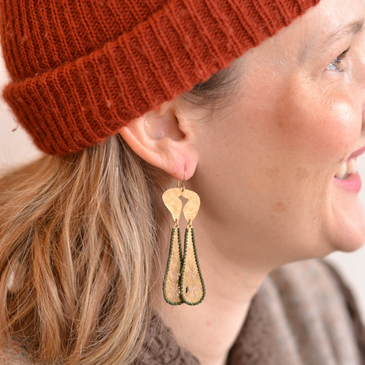 Gulushu | Timanfanya Brass Earrings