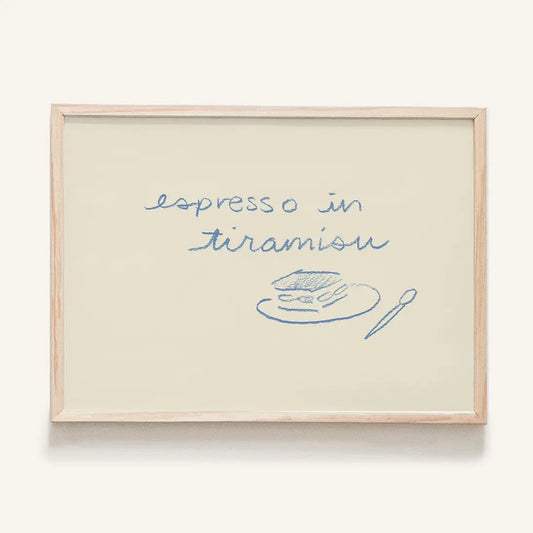 Phthalo Ruth | Espresso in Tiramisu Art Print, 5 X 7