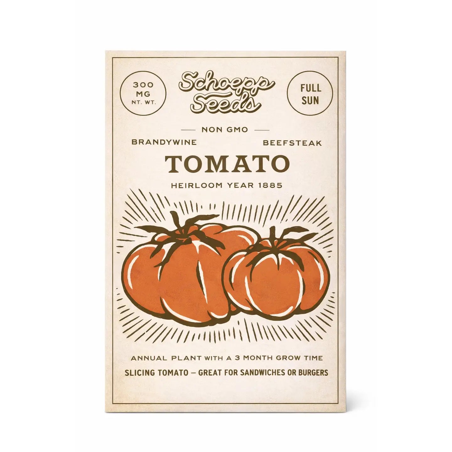 Schoepp Seeds | Tomato Heirloom Seed Packet