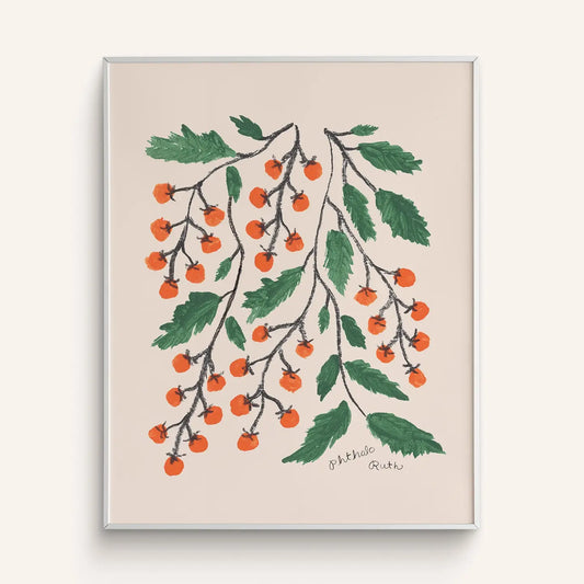 Phthalo Ruth | Tomatoes Art Print, 11 X 14