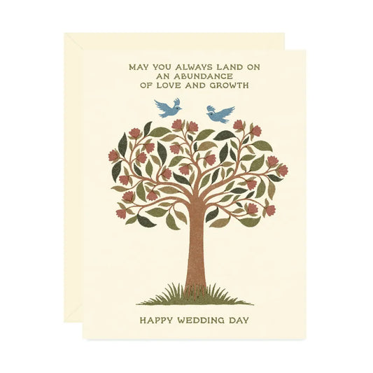 Wallflower Paper & Party | Tree of Love Wedding Card