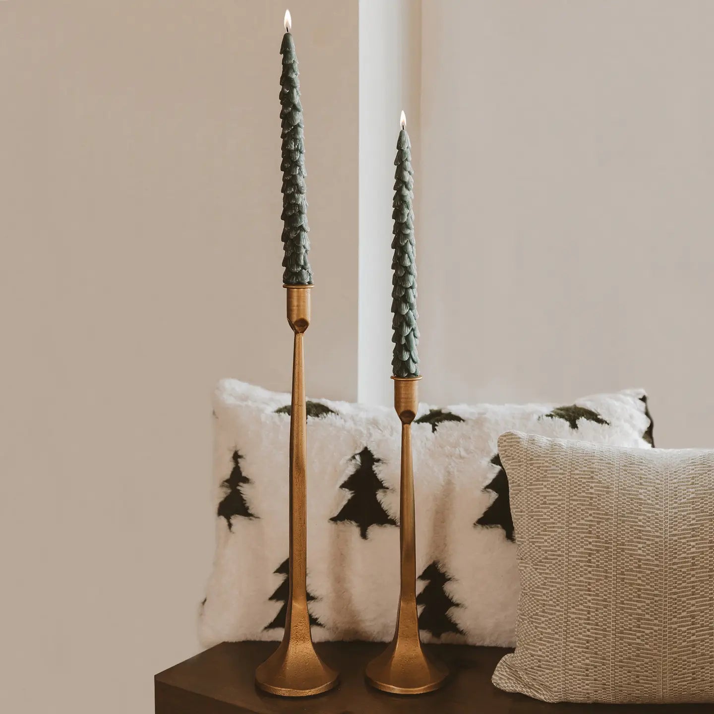 Sweet Water Decor | Green Tree Taper Candle