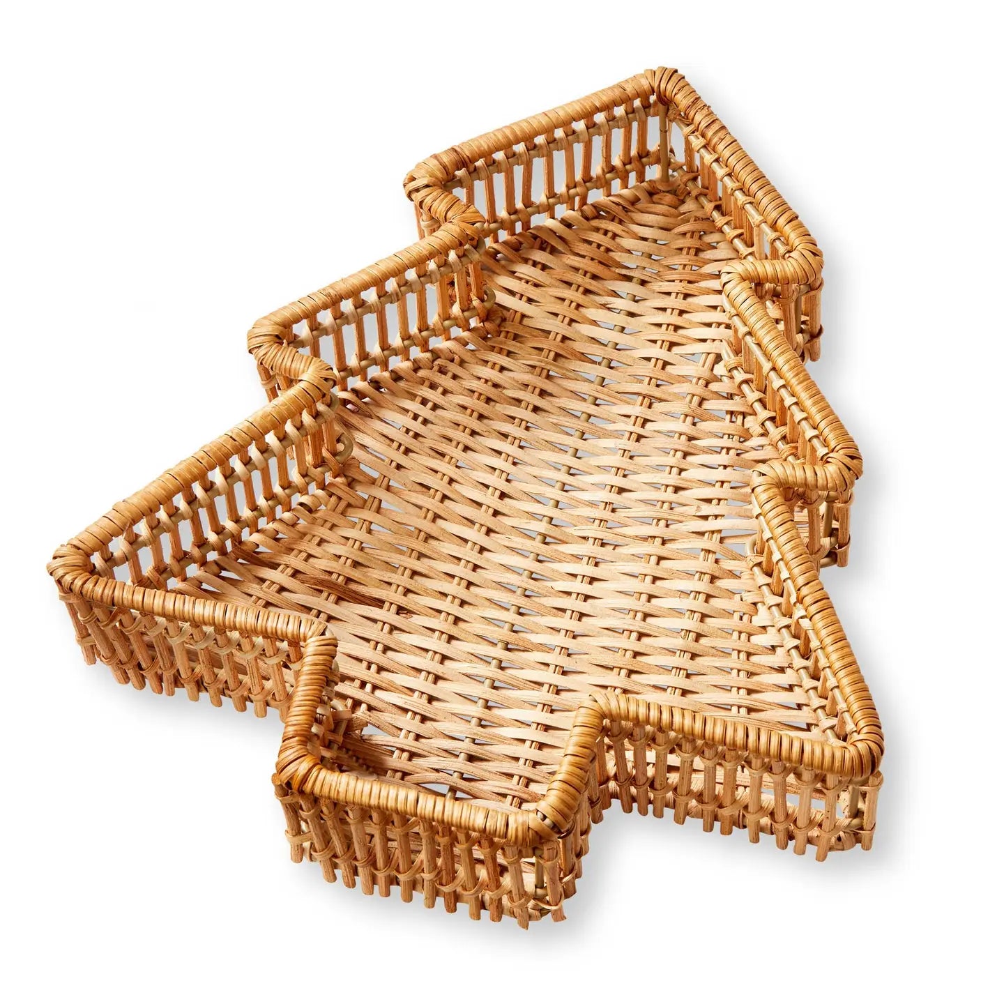 Holiday | Christmas Rattan Tree Tray