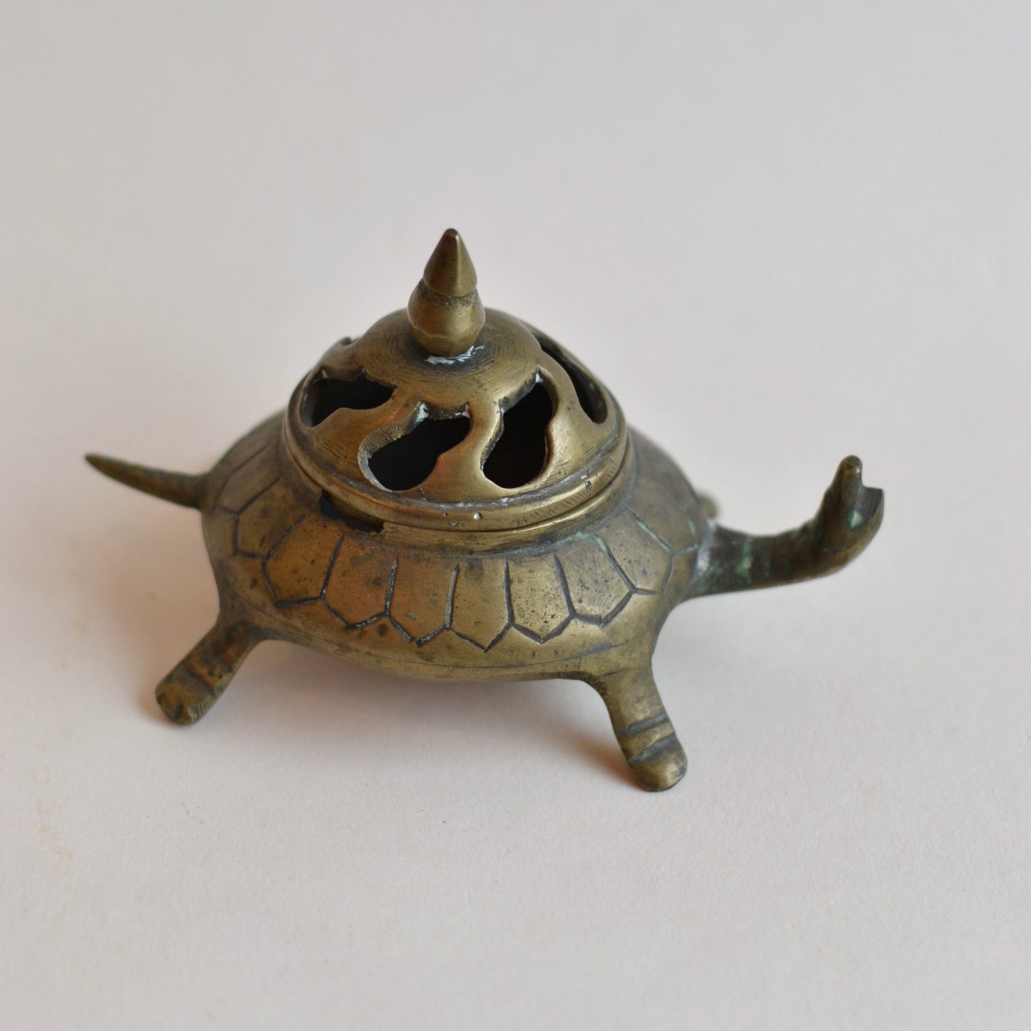 Brass Turtle Incense Burner