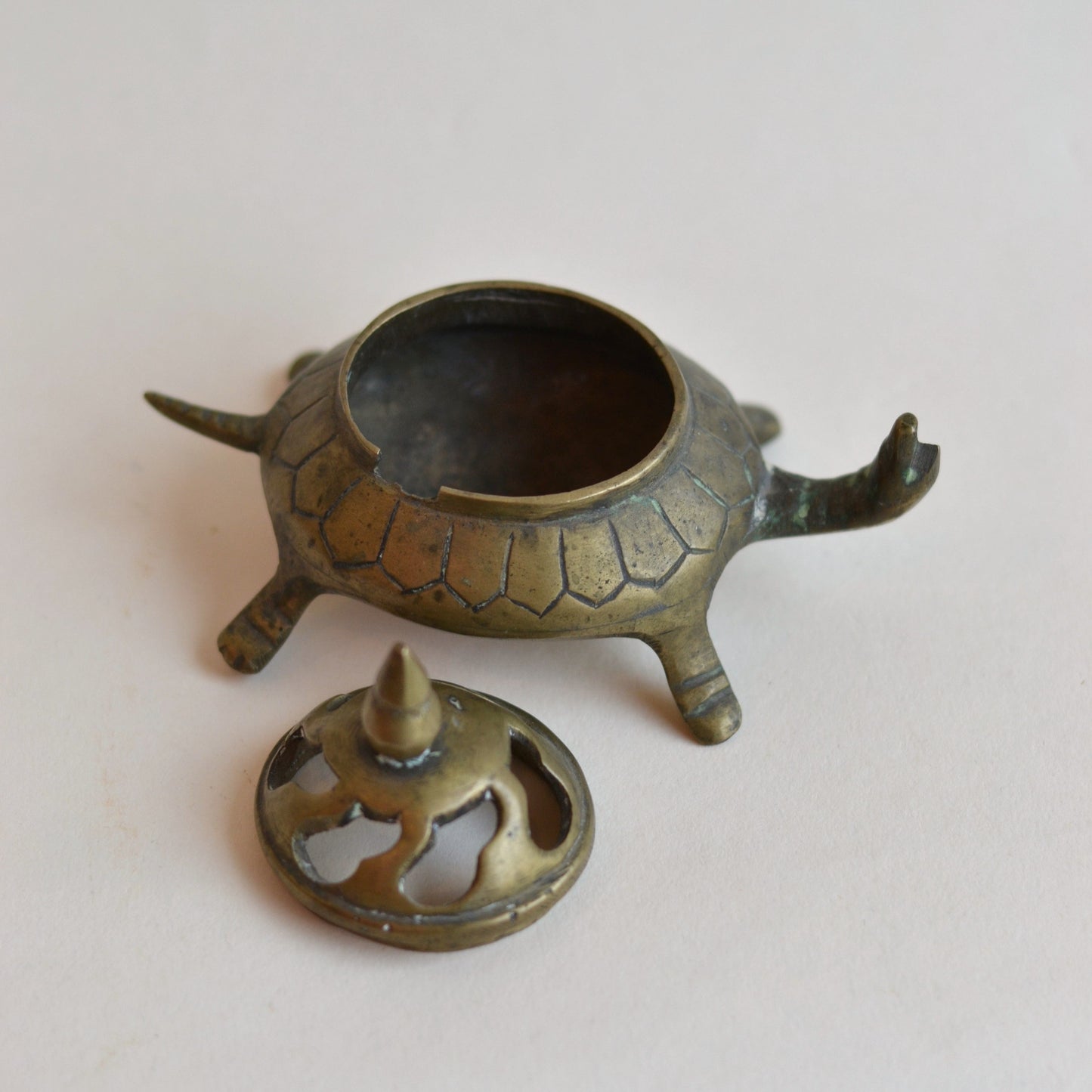 Brass Turtle Incense Burner